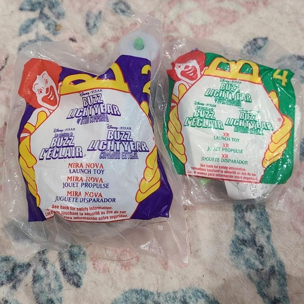 2001 McDonald's Happy Meal toys from the Buzz Lightyear of Star Command series.